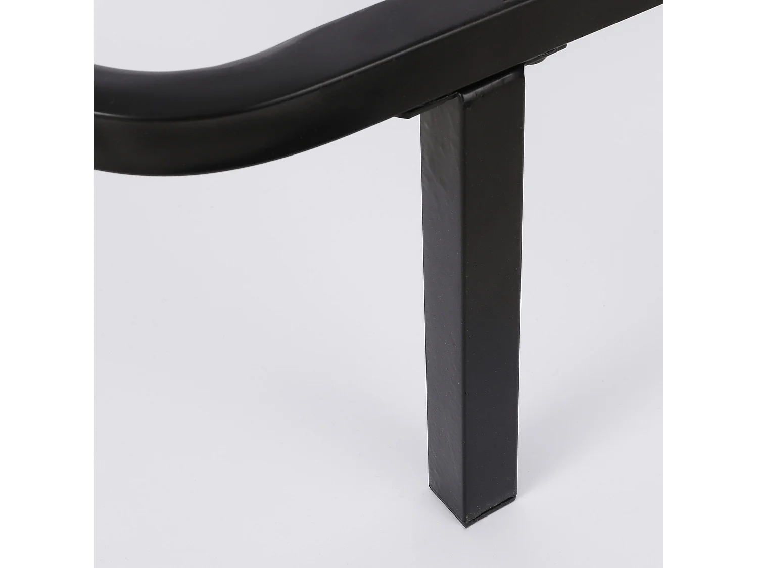 Chaise longue de jardin en métal - 83 x 83 x 78 - Noir - CELO