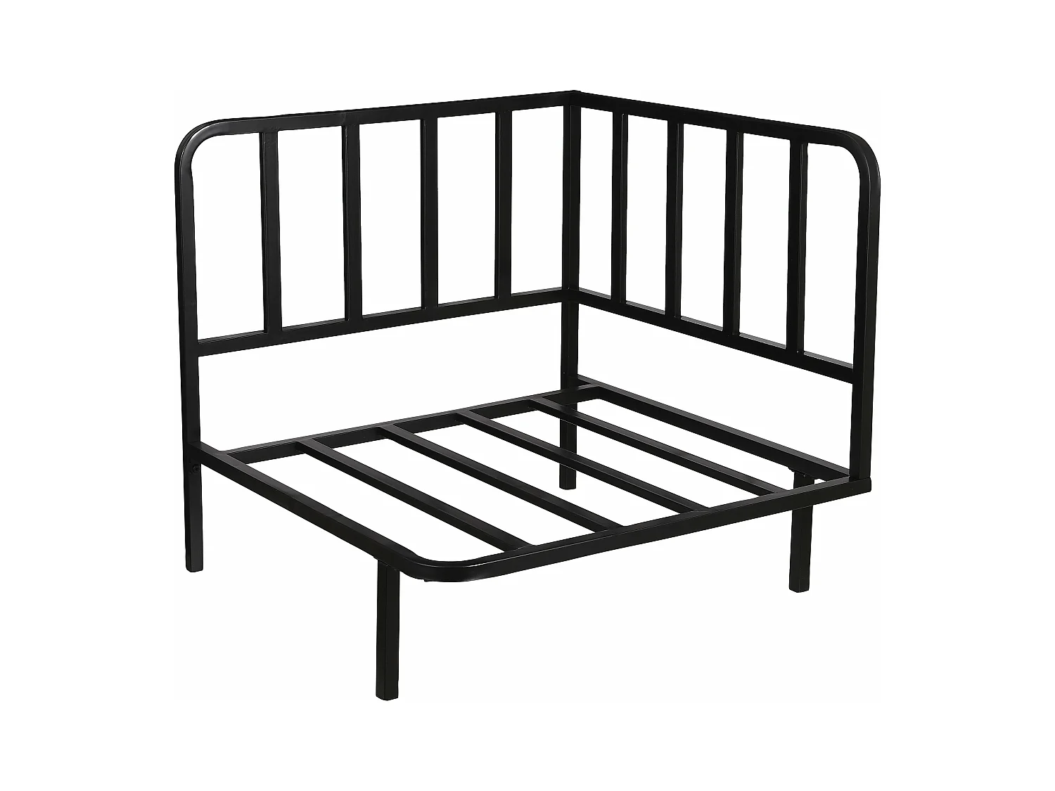 Gartensessel aus Eisen - 83 x 83 x 78 - Schwarz - CELO