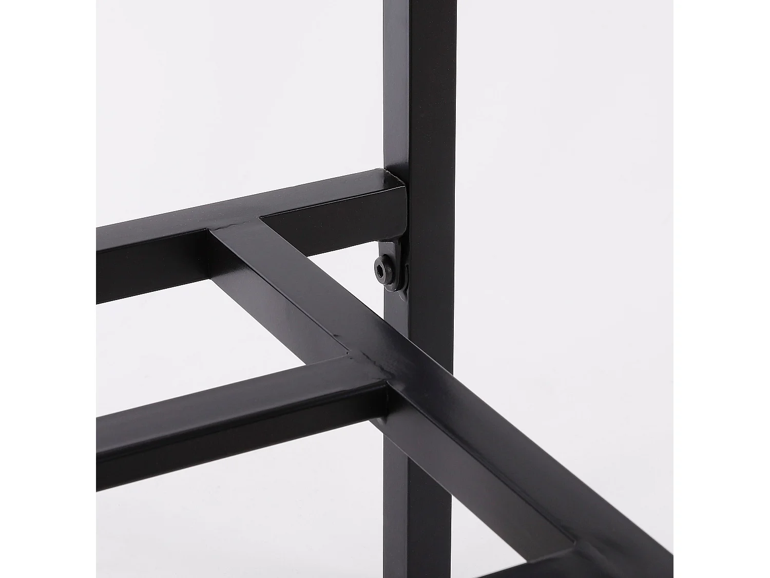 Chaise longue de jardin en métal - 62 x 83 x 78 - Noir - CELO