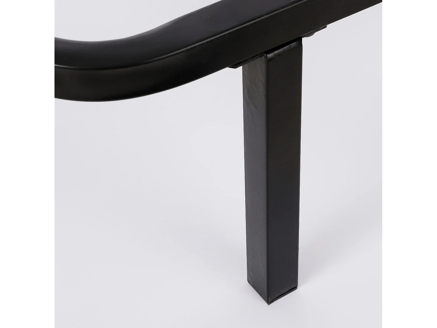 Chaise longue de jardin en métal - 62 x 83 x 78 - Noir - CELO
