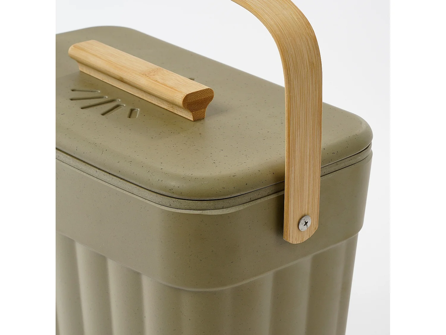 Cestino dei rifiuti in  - 29 x 16 x 29 - Verde - MANJA