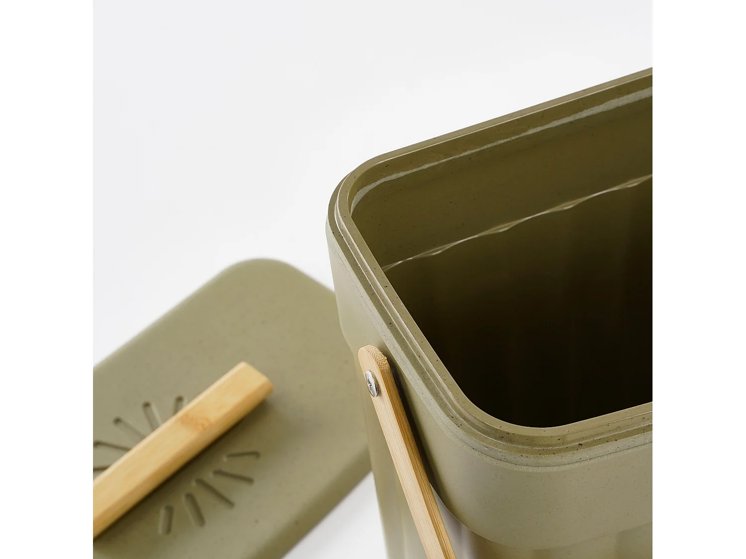 Cestino dei rifiuti in  - 29 x 16 x 29 - Verde - MANJA