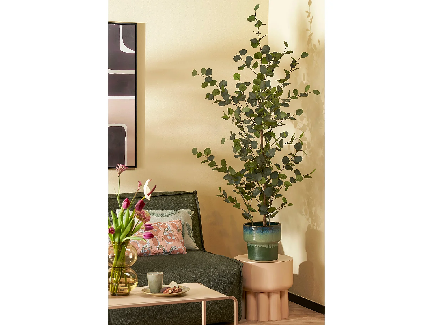 Pianta artificiale in  - H150 x Ø30 cm - Verde - EUCALYPTUS