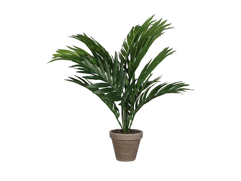 Kunstpflanze aus Polyester und Terrakotta - 45 x Ø60 - Grün - ARECA PALM