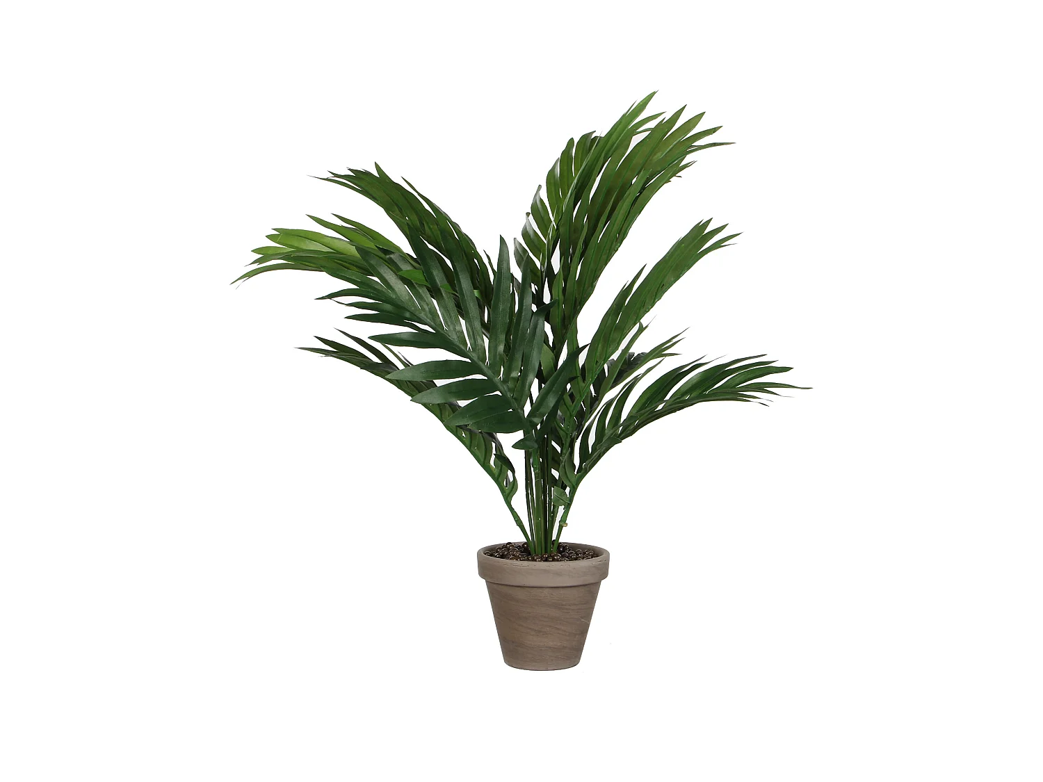 Plante artificielle en polyester et terre cuite - 45 x Ø60 - Vert - ARECA PALM