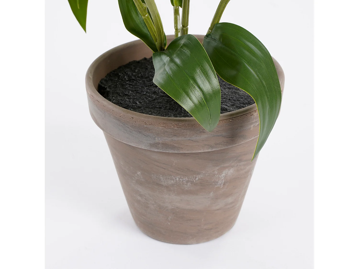 Kunstplant van polyester en terracotta - Ø45 x 47 - Roze - TIGERLILY