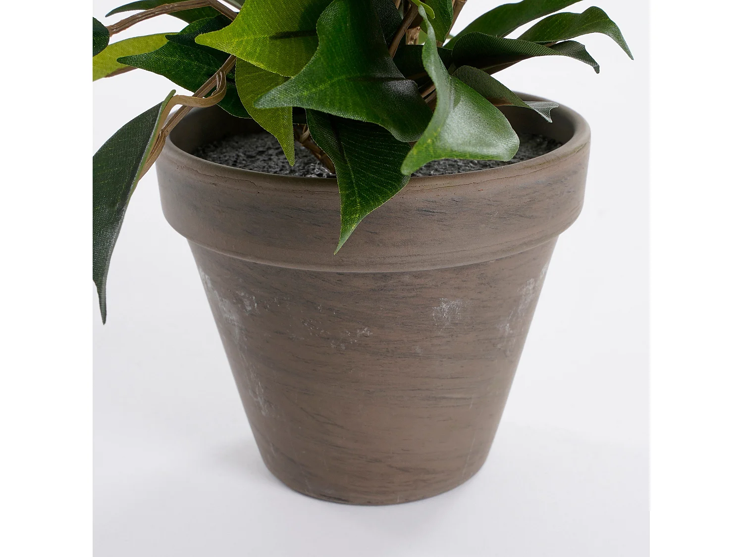 Kunstpflanze aus Polyester und Terrakotta - Ø30 x 40 - Grün - FICUS NATASJA