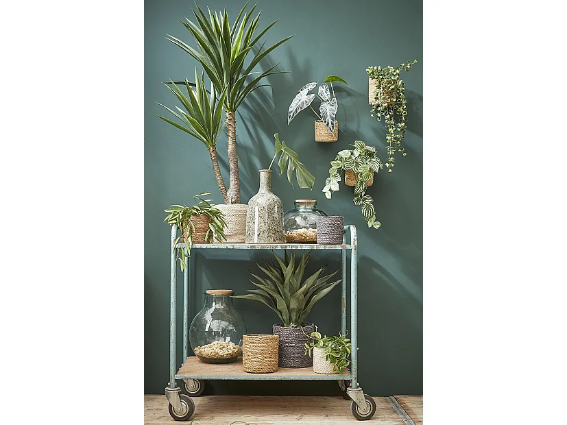 Plante artificielle en polypropylène - Ø70 x 120 - Vert - YUCCA