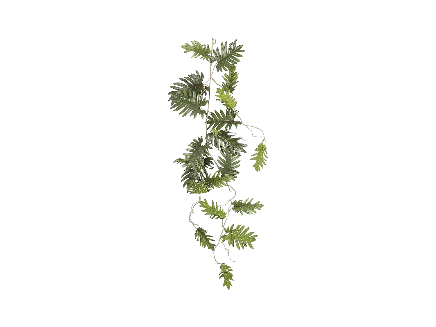Plante artificielle en mousse - 115 x 37 x 9 - Vert - PHILODENDRON SELLOUM