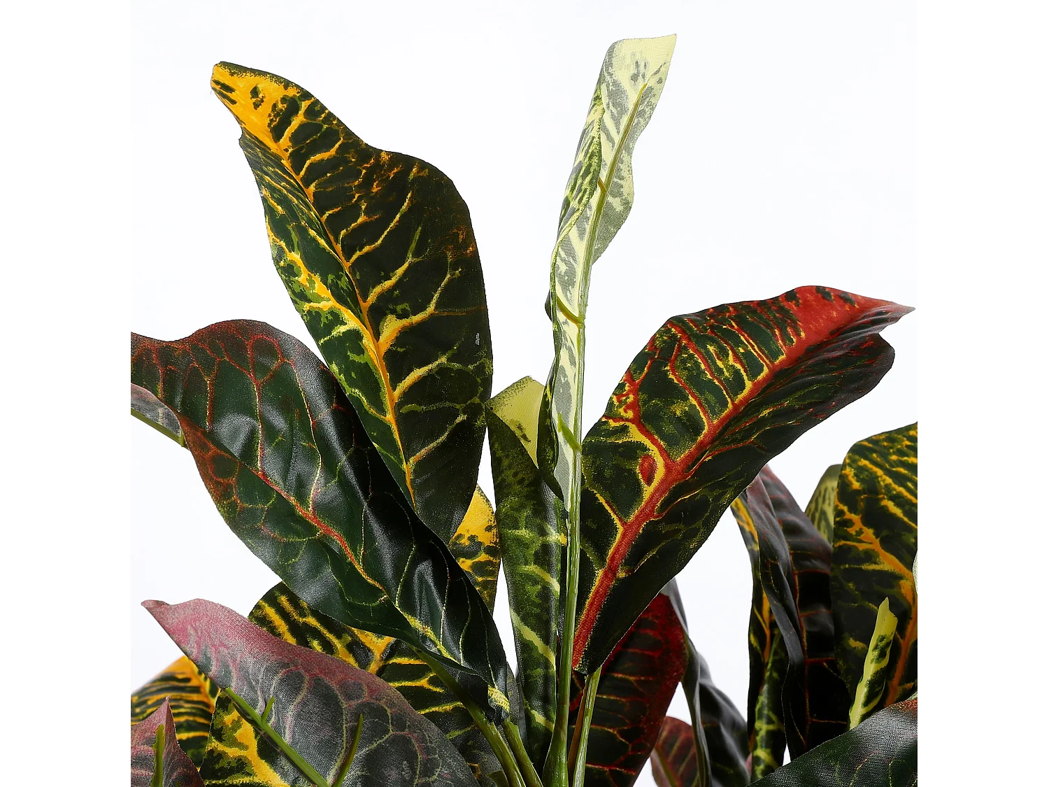 Kunstplant van polyester en terracotta - 73 x Ø40 - Groen - CROTON