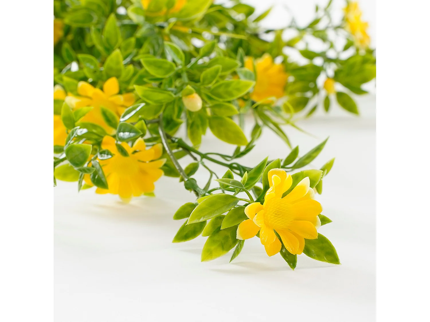 Plante artificielle en pe (polyéthylène) - 180 x 10 x 4 - Jaune - DAISY