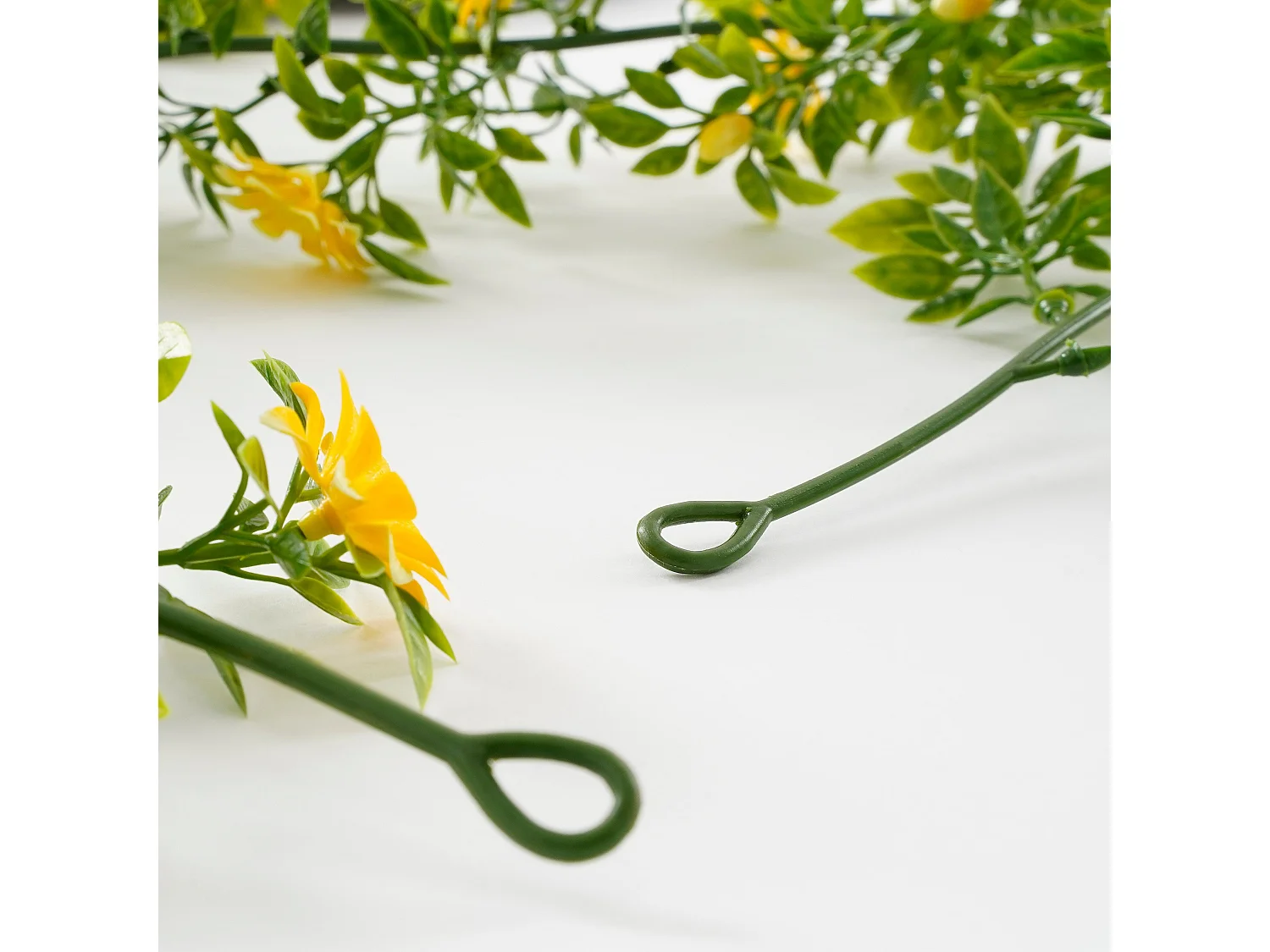 Plante artificielle en pe (polyéthylène) - 180 x 10 x 4 - Jaune - DAISY