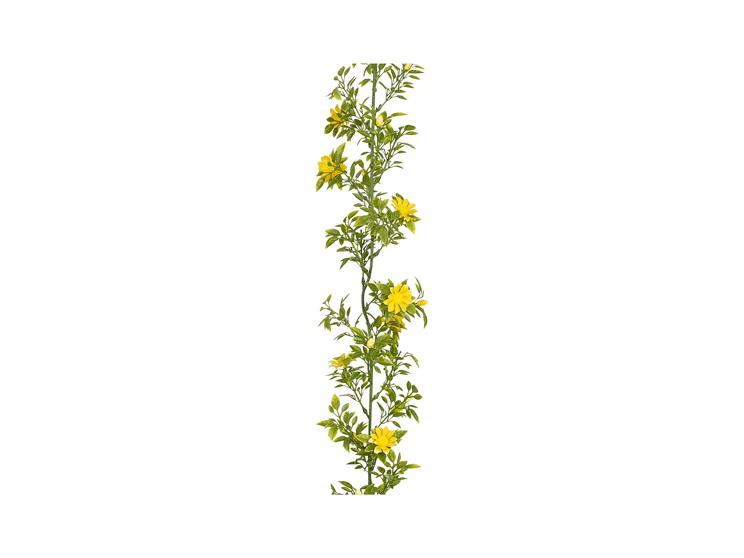 Kunstplant van pe (polyethyleen) - 180 x 10 x 4 - Geel - DAISY