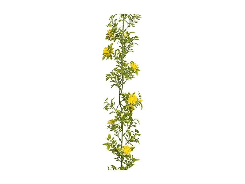 Plante artificielle en pe (polyéthylène) - 180 x 10 x 4 - Jaune - DAISY