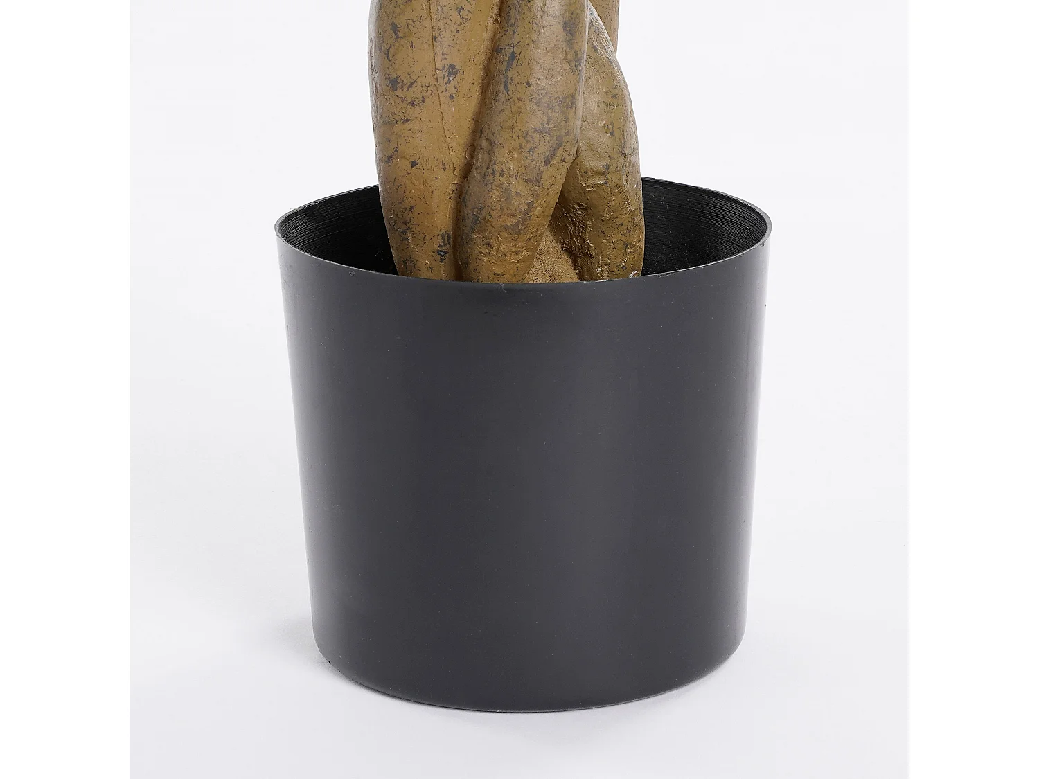 Kunstplant van polyester en glasvezel en natuurlijk multiplex hout en ijzer en verf en cement en plastic - Ø80 x 60 - Groen - PACHIRA