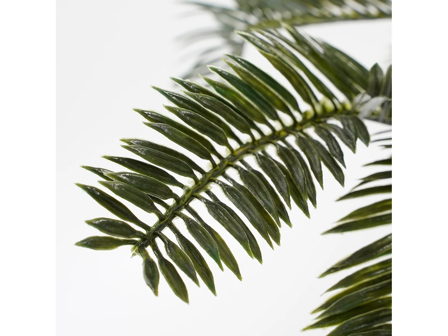 Kunstplant van pvc en terracotta - 33 x Ø34 - Groen - CYCAS PALM