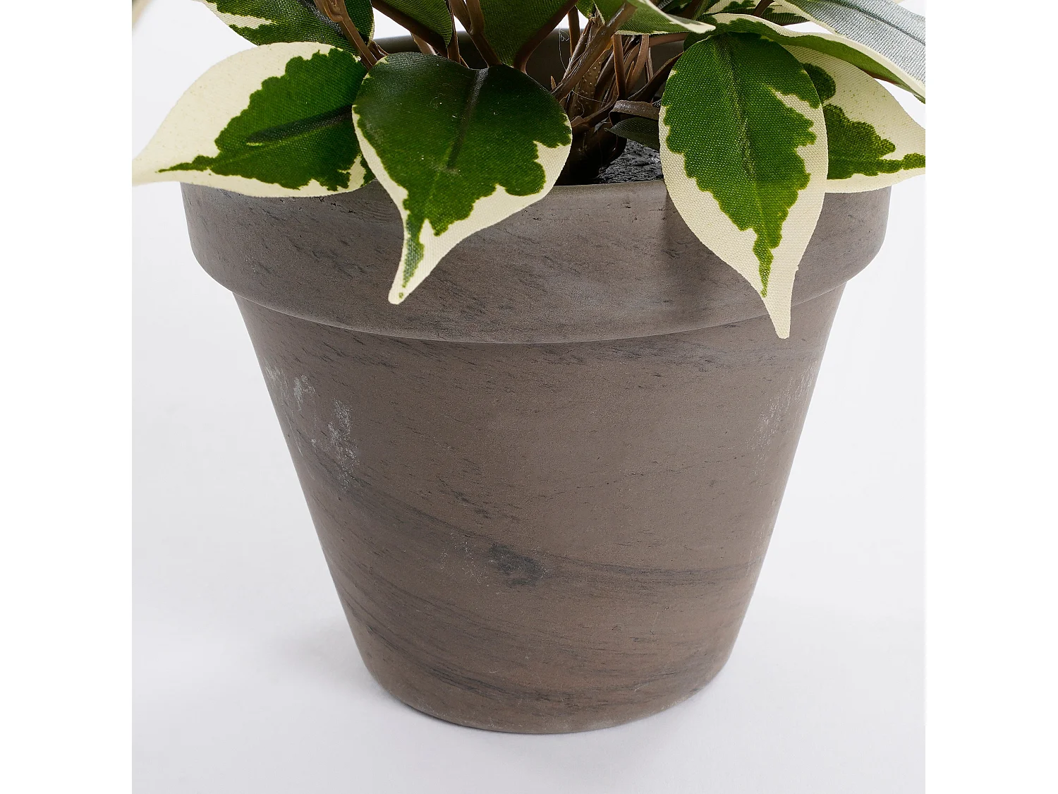 Plante artificielle en polyester et terre cuite - Ø30 x 40 - Vert - FICUS NATASJA