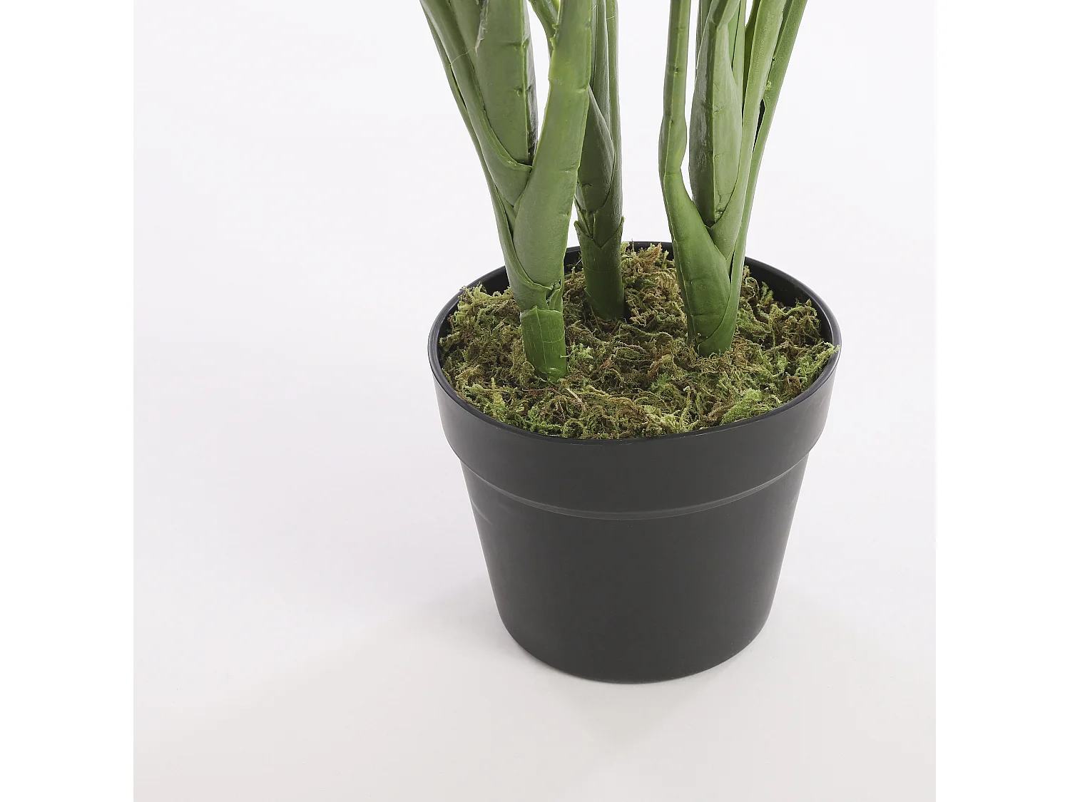Kunstplant van polyester en plastic - 110 x Ø60 - Groen - STRELITZIA