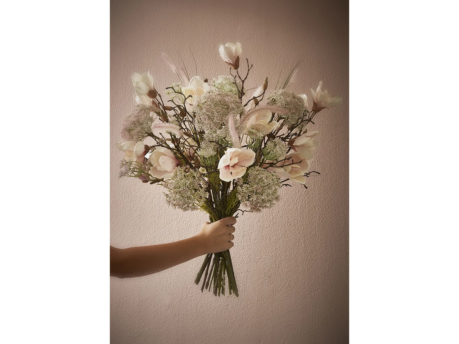 Fiore artificiale in  - 23 x 7 x 88 - Rosa chiaro - MAGNOLIA