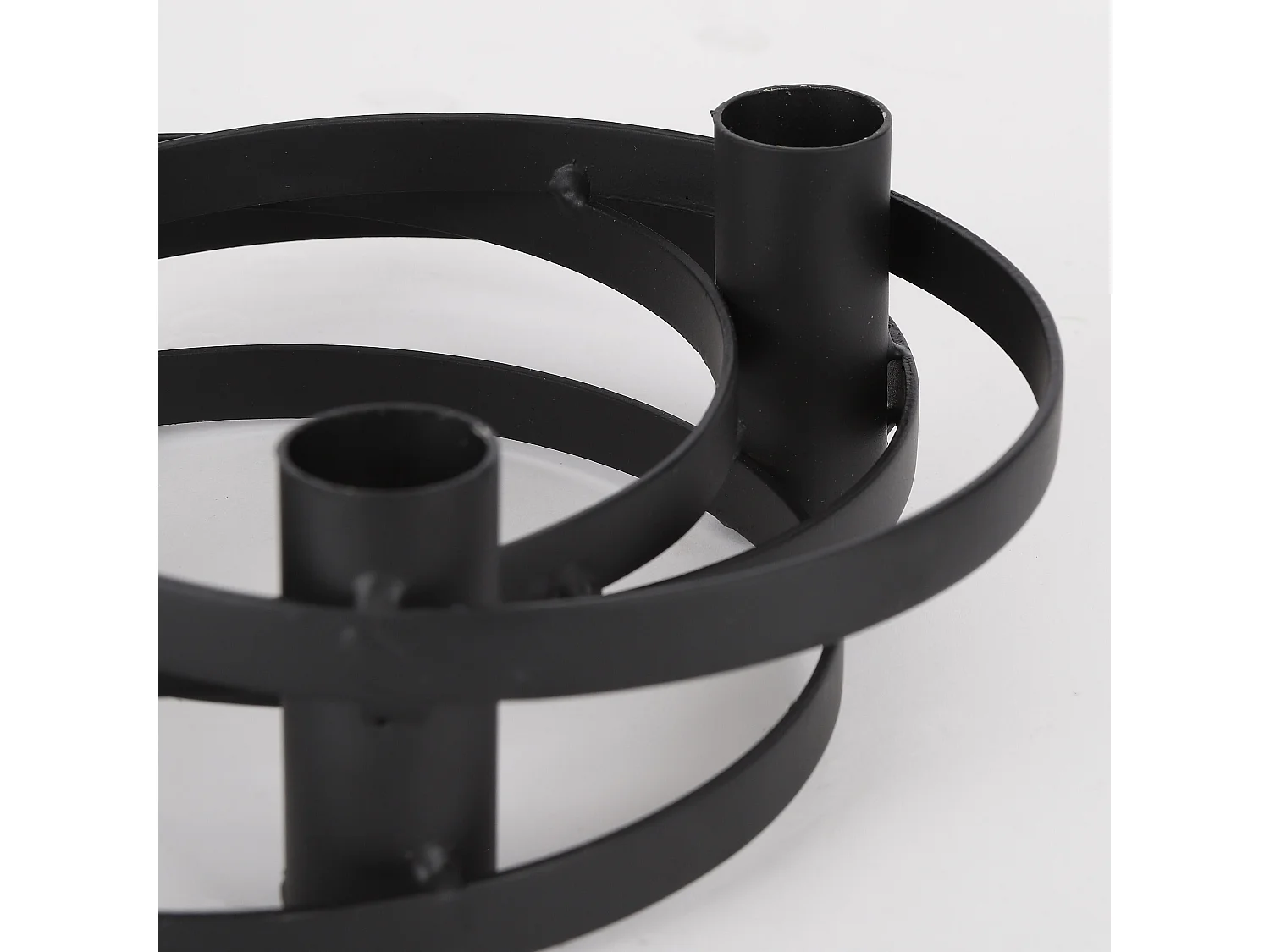 Chandelier en métal - Ø34 x 6 - Noir - LARIA