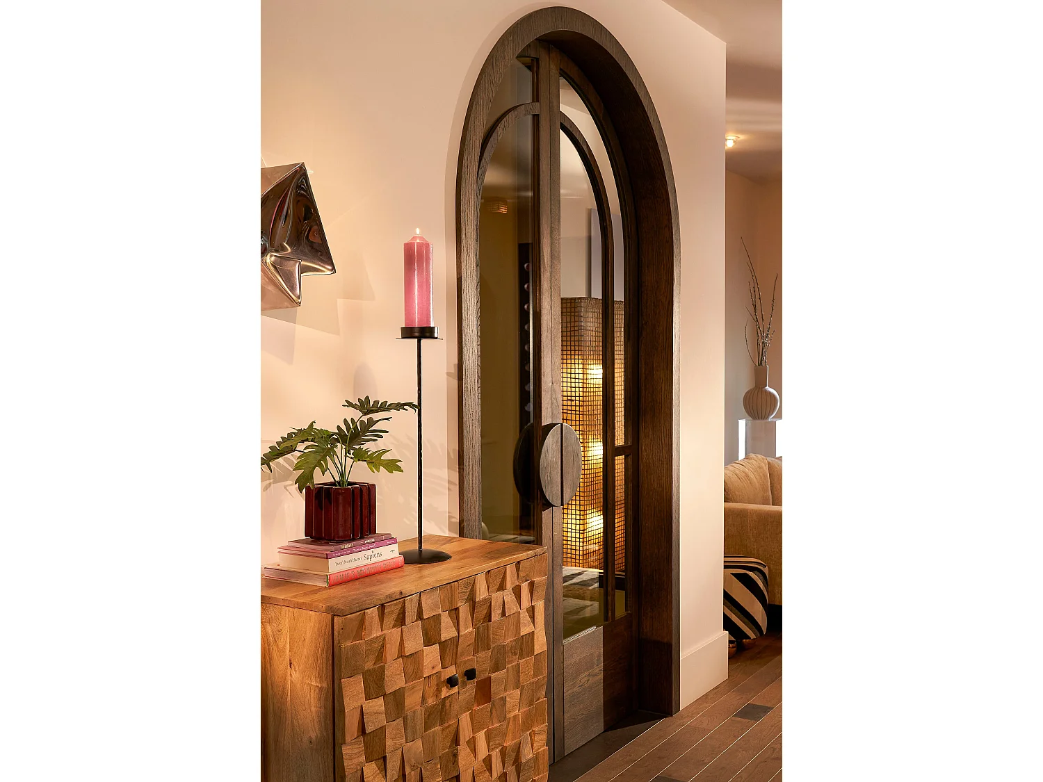 Candeliere in  - 56 x 15 - Nero - KANTAS