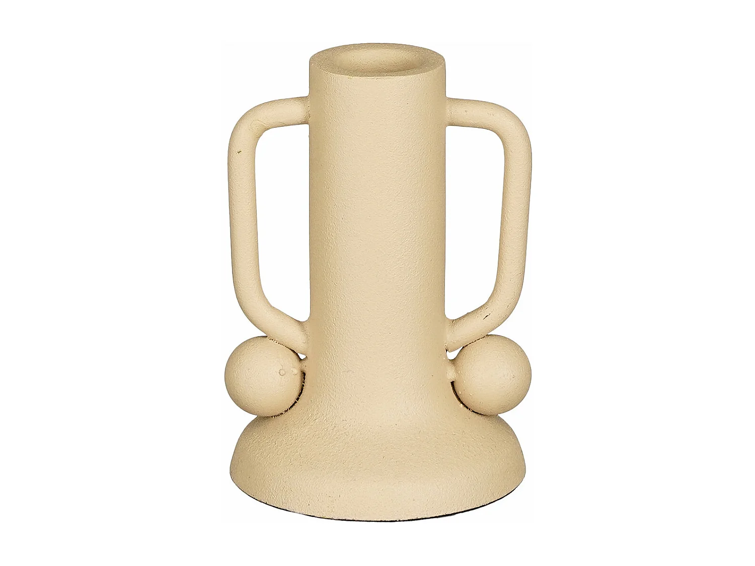 Kandelaar van ijzer - 12 x Ø8 - Beige - ULA