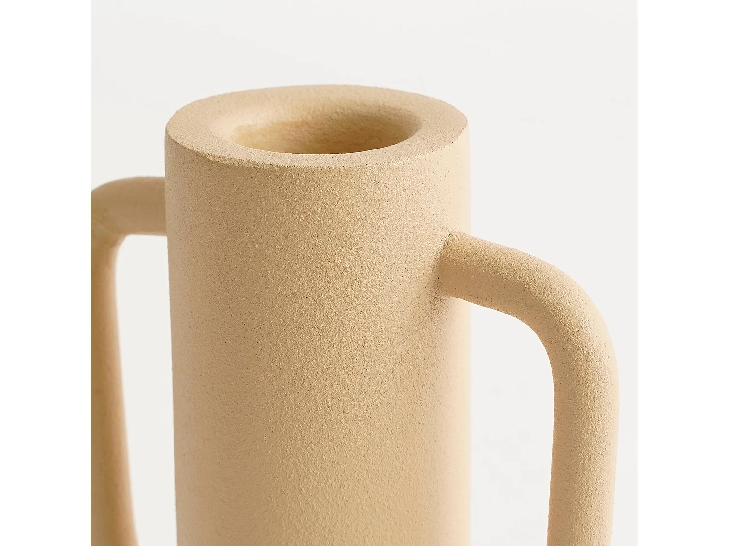 Kandelaar van ijzer - 12 x Ø8 - Beige - ULA