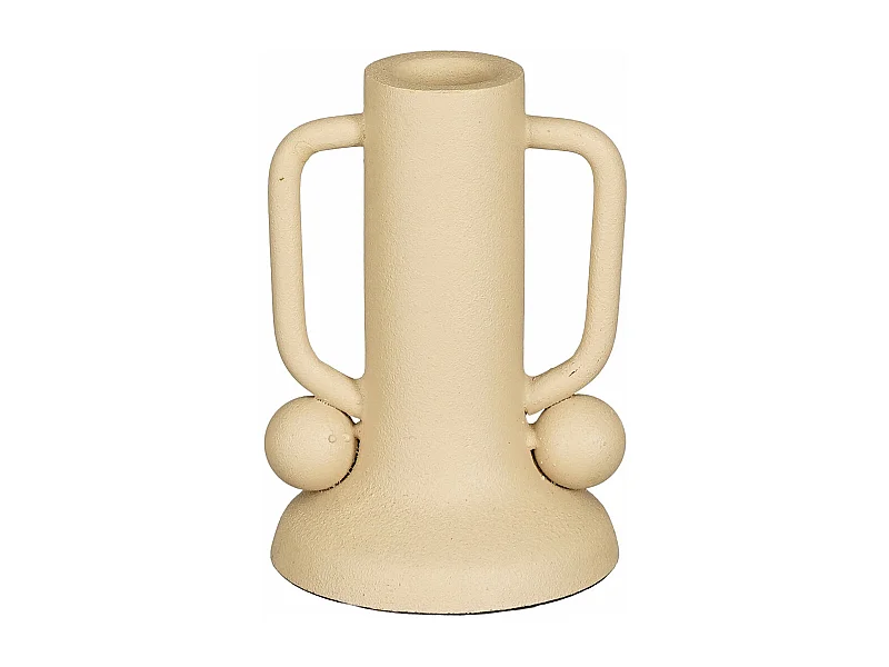 Kandelaar van ijzer - 12 x Ø8 - Beige - ULA