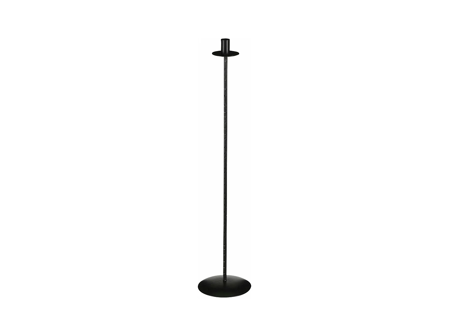 Kerzenhalter aus Eisen - 72 x 15 - Schwarz - KANTAS