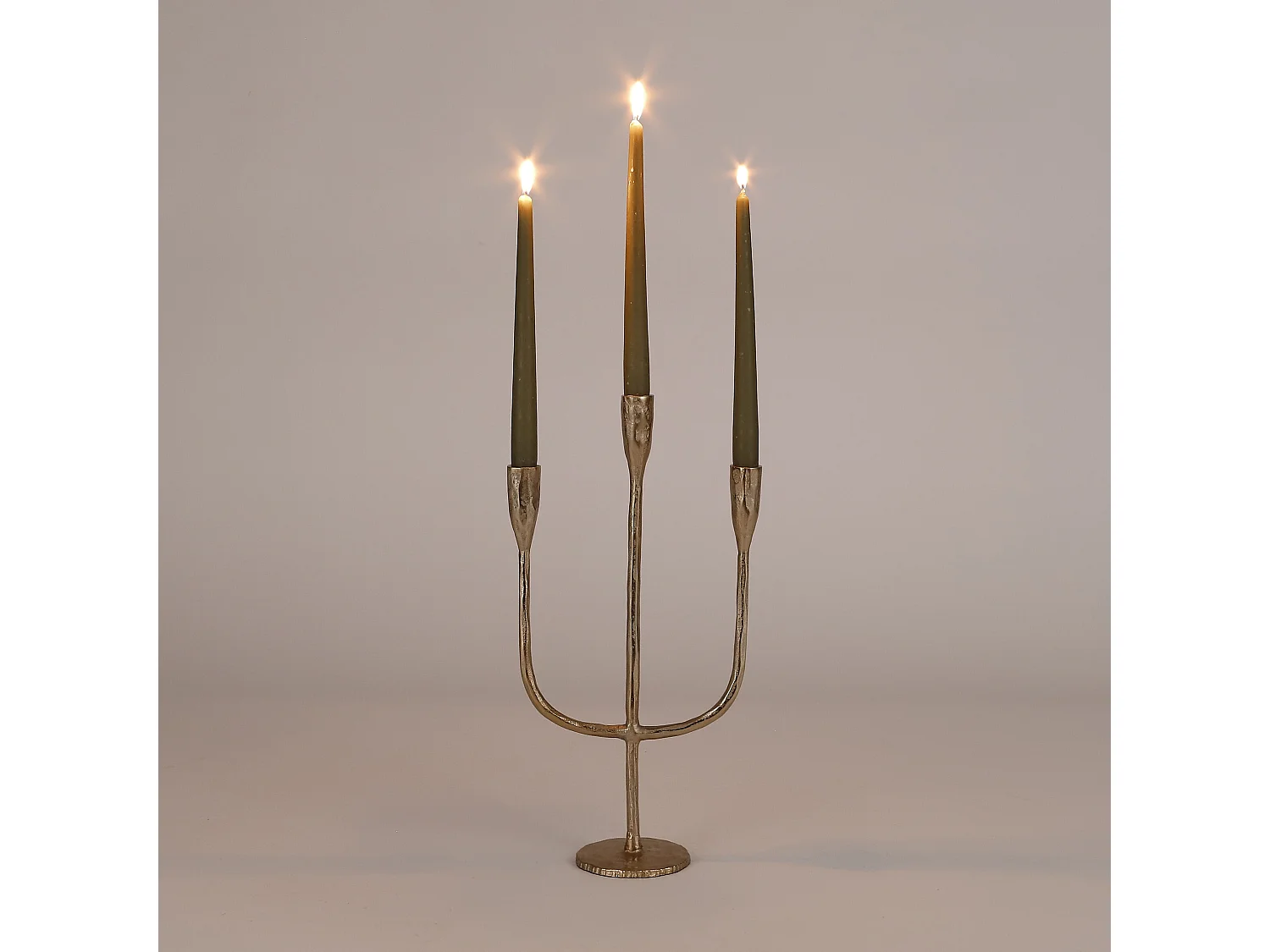 Chandelier en aluminium - 21 x 9,5 x 40,5 - Doré - STRETTO