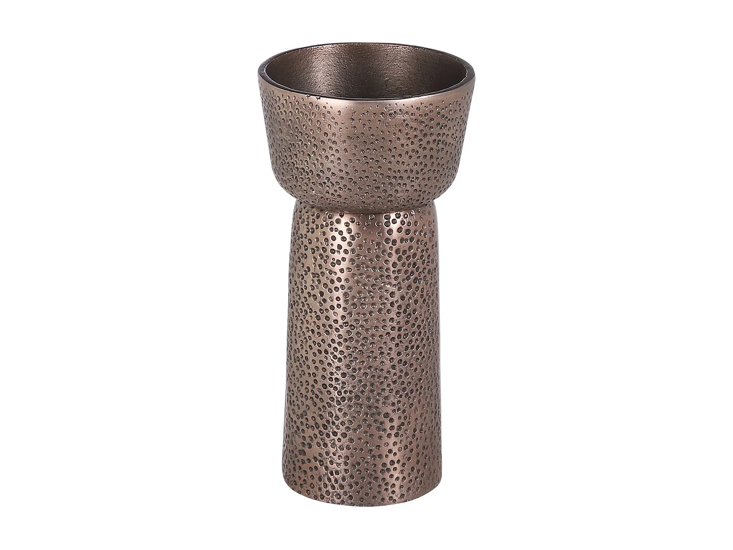 Chandelier en aluminium - ⌀10,5 x 21,5 - Cuivre, antique - DAKAR