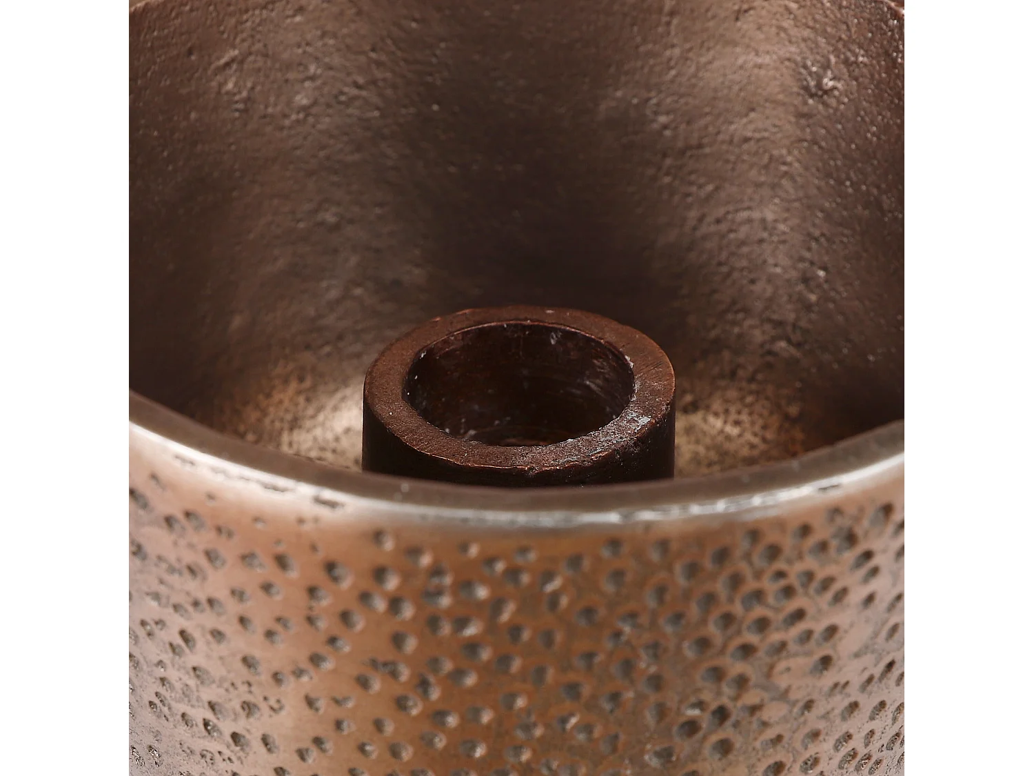 Chandelier en aluminium - ⌀10,5 x 21,5 - Cuivre, antique - DAKAR