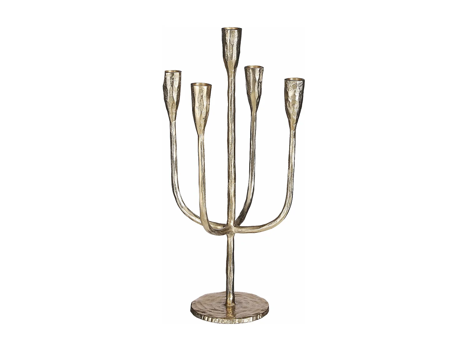 Kandelaar van aluminium - Ø22 x 43 - Goud - STRETTO