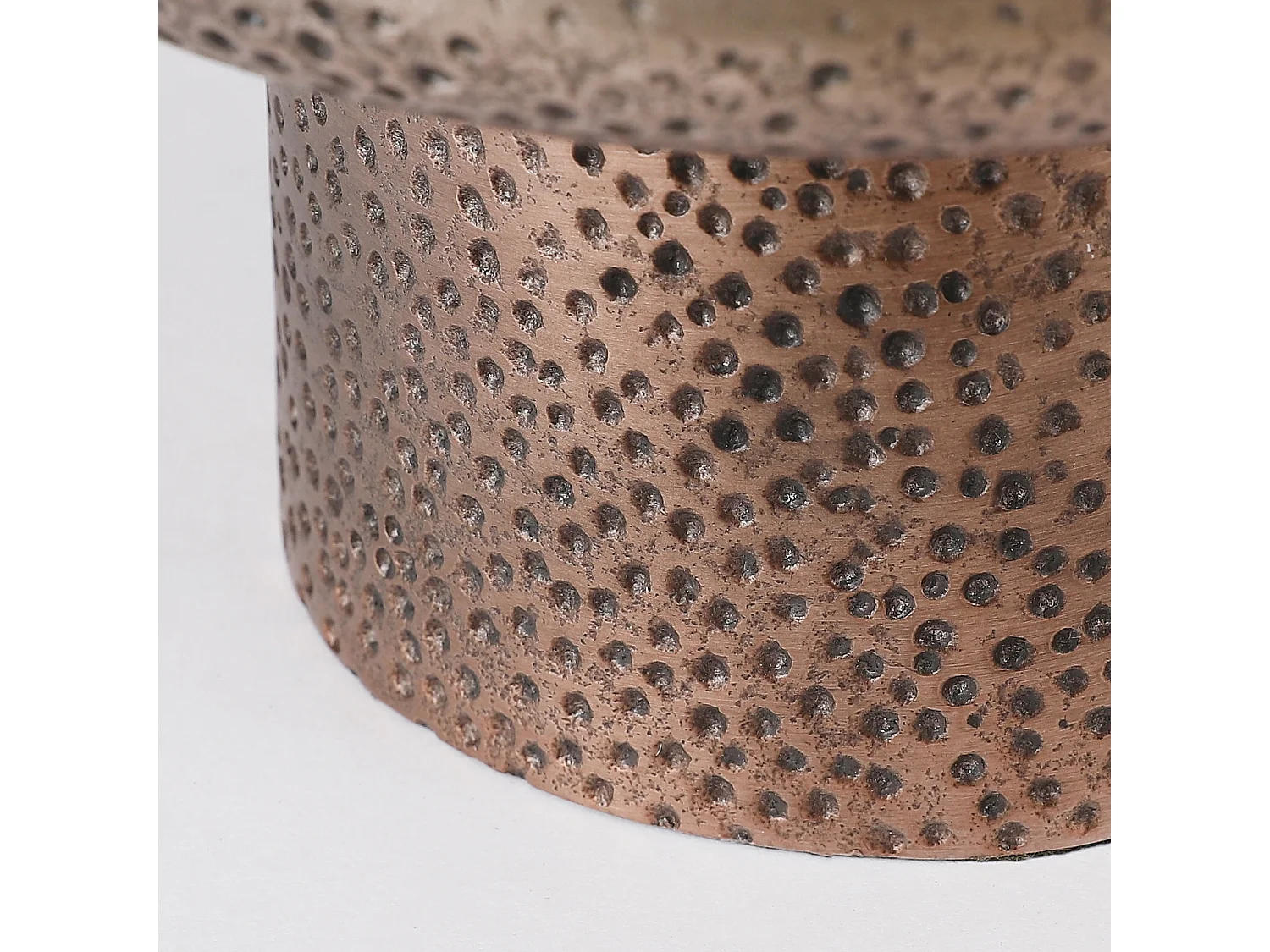 Chandelier en aluminium - ⌀17 x 10 - Cuivre, antique - DAKOTA