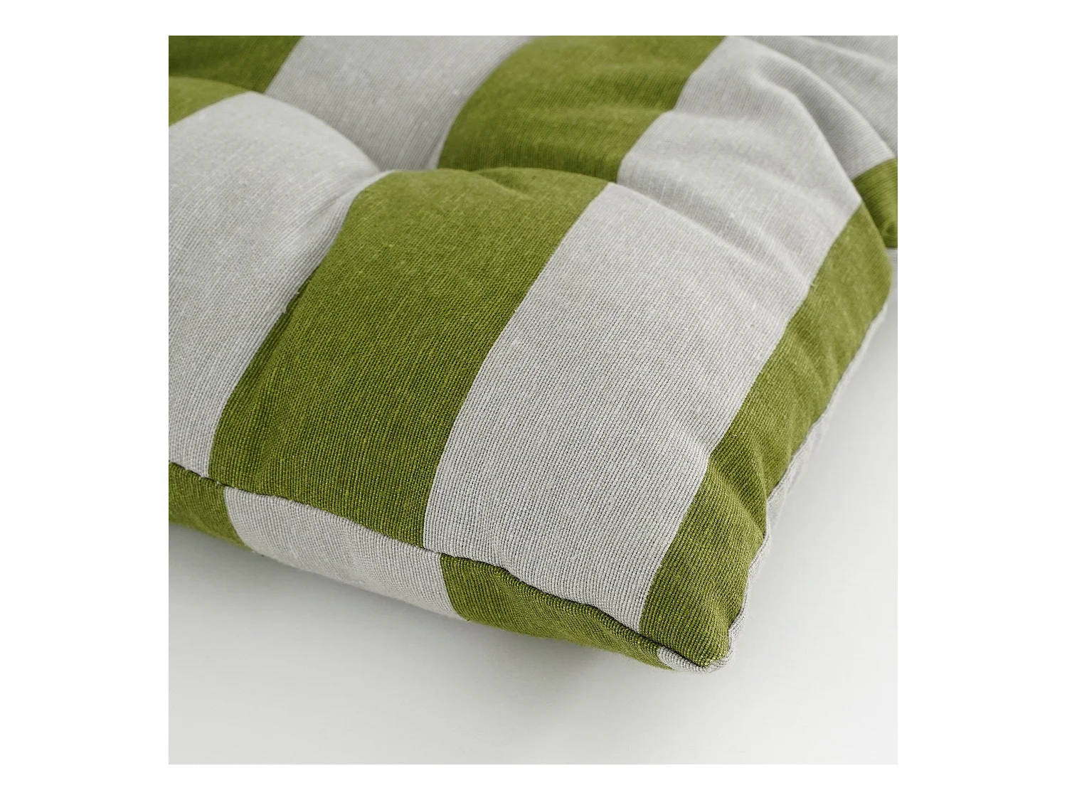 Stoelkussen tuin van polyester en katoen en  overige - 46 x 46 x 7 - Groen - OSBORN