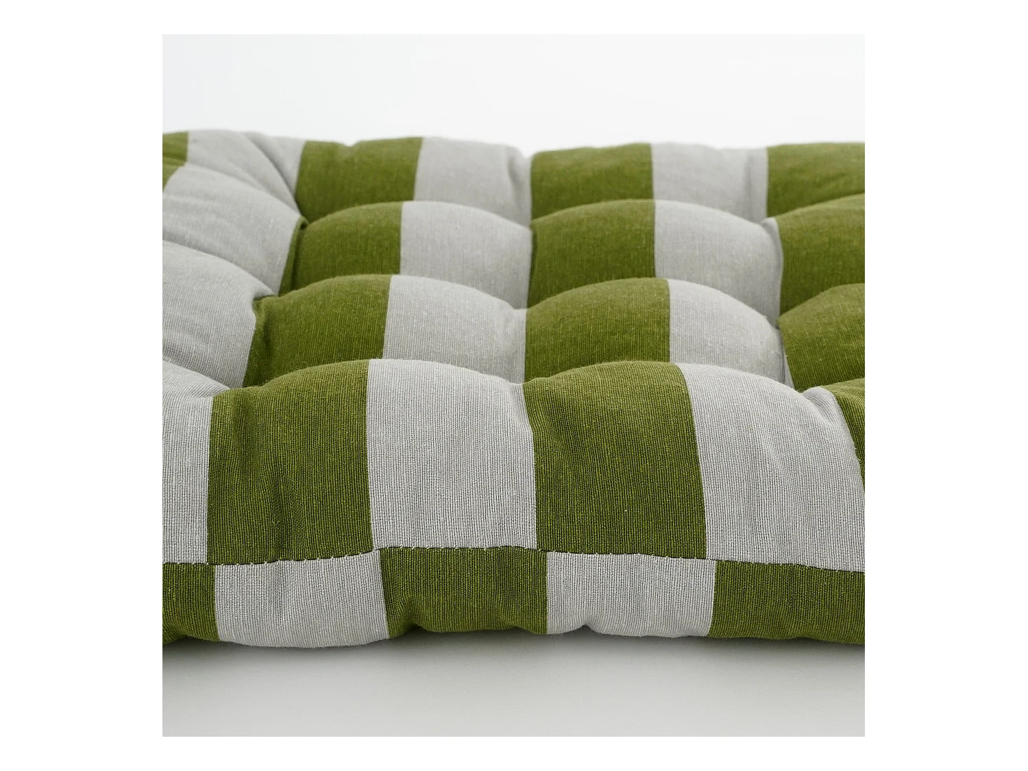 Stoelkussen tuin van polyester en katoen en  overige - 46 x 46 x 7 - Groen - OSBORN