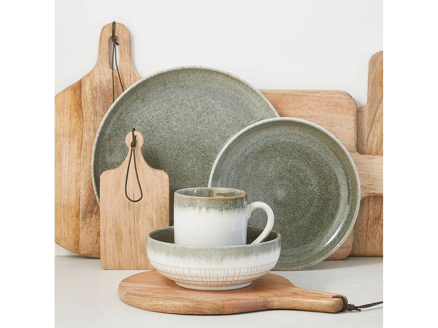 Snijplank van mangohout - 35 x 28 - Bruin - DUKO