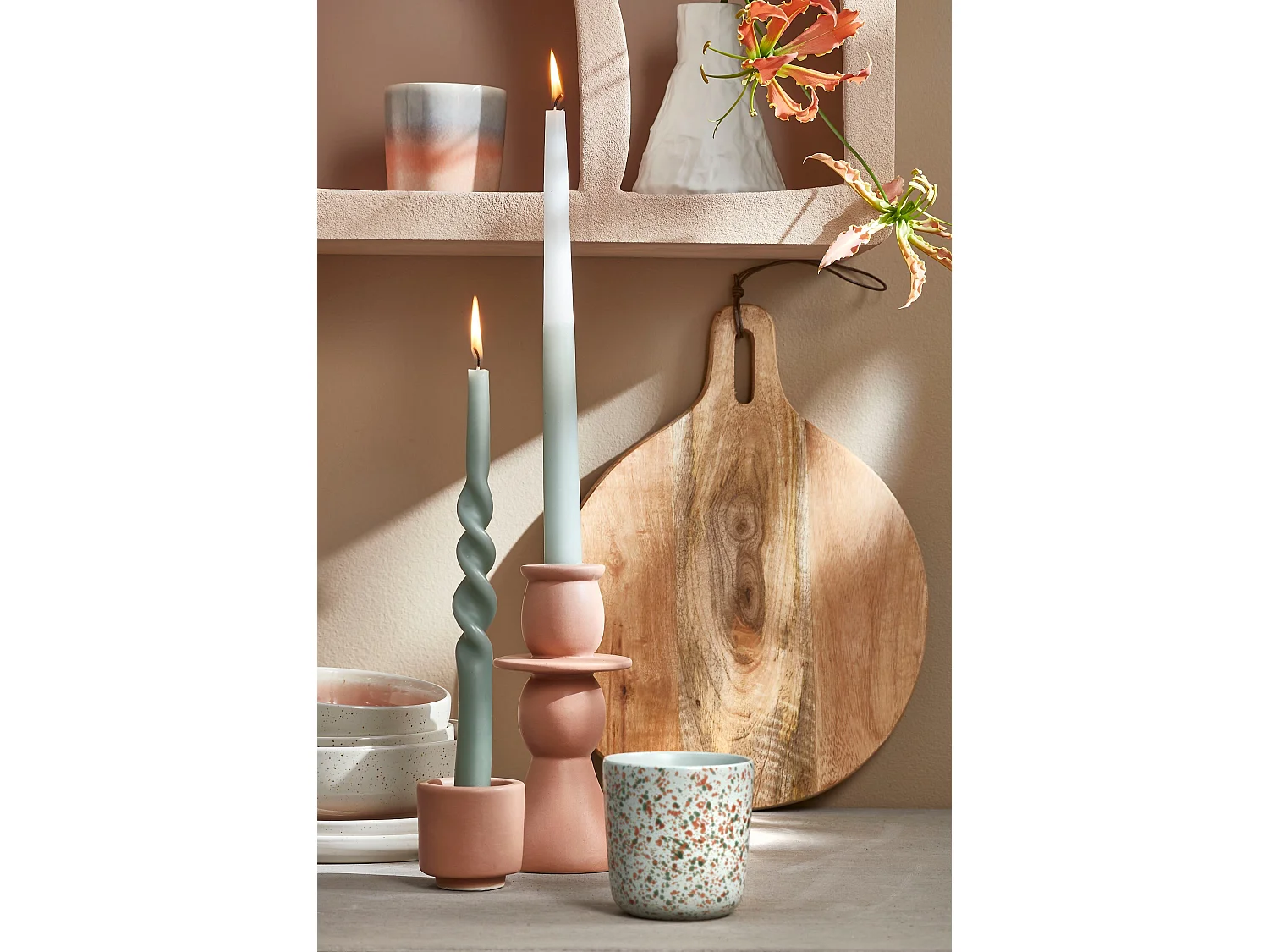 Snijplank van mangohout - 35 x 28 - Bruin - DUKO