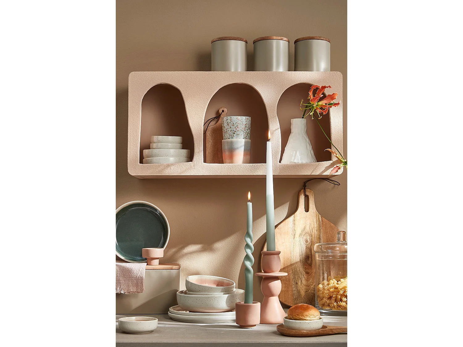 Snijplank van mangohout - 35 x 28 - Bruin - DUKO