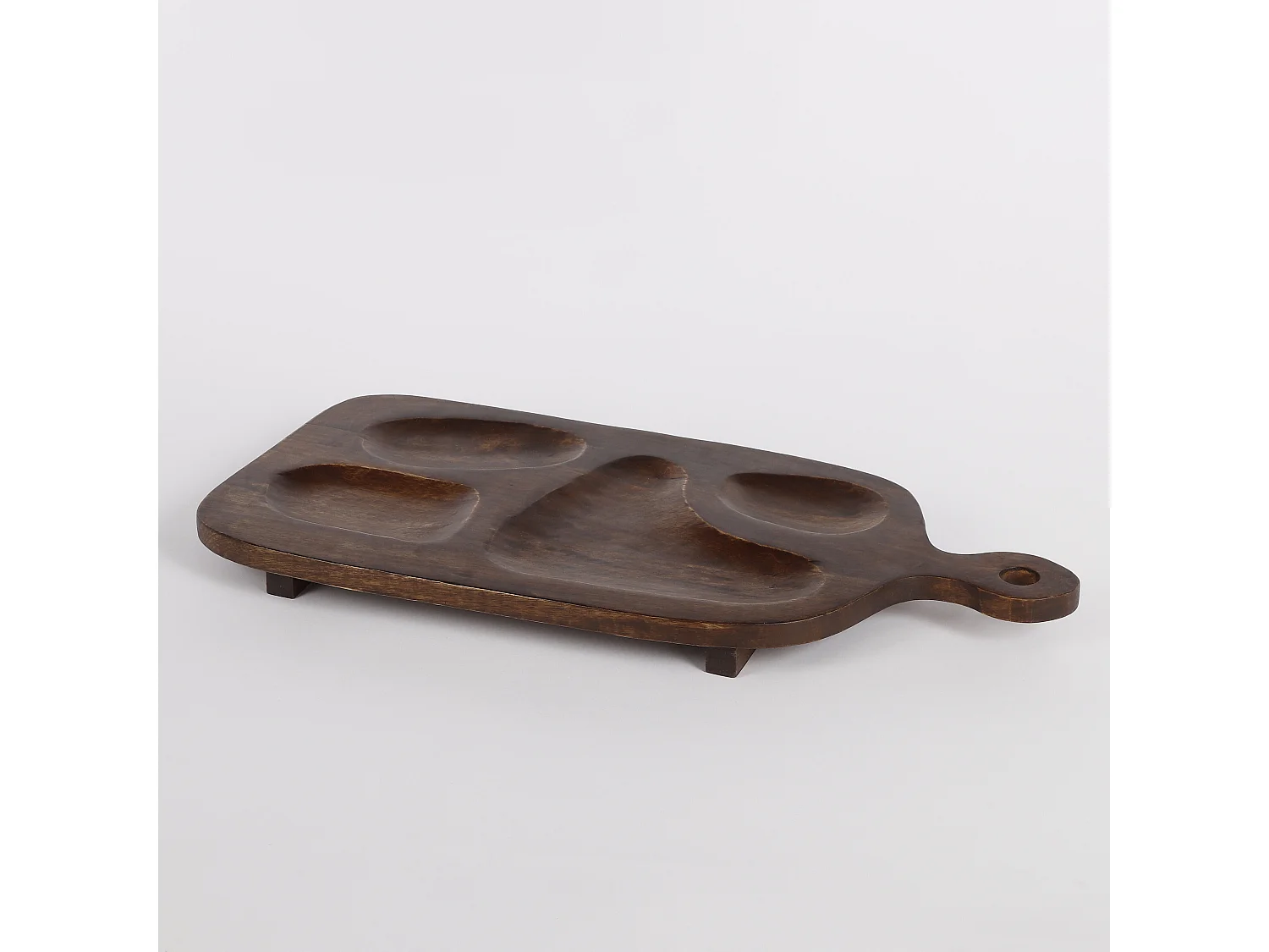 Snijplank van mangohout - 29 x 60 x 4 - Donkerbruin - BRODA