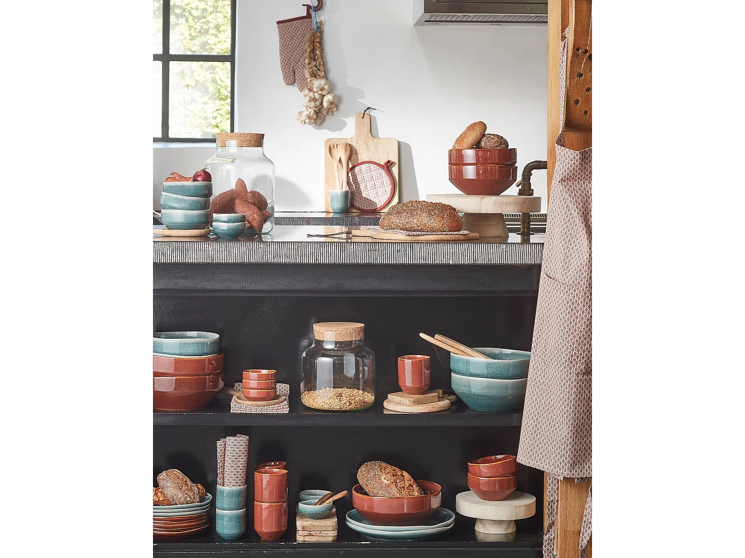 Planche a decouper en bois de manguier - 35 x 25 - Marron - DUKO