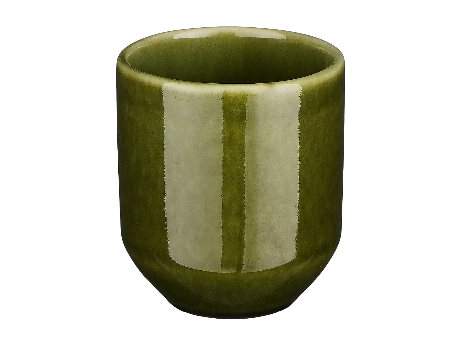 Gobelet en céramique - 8 x 8 x 9 - Vert - RHEA