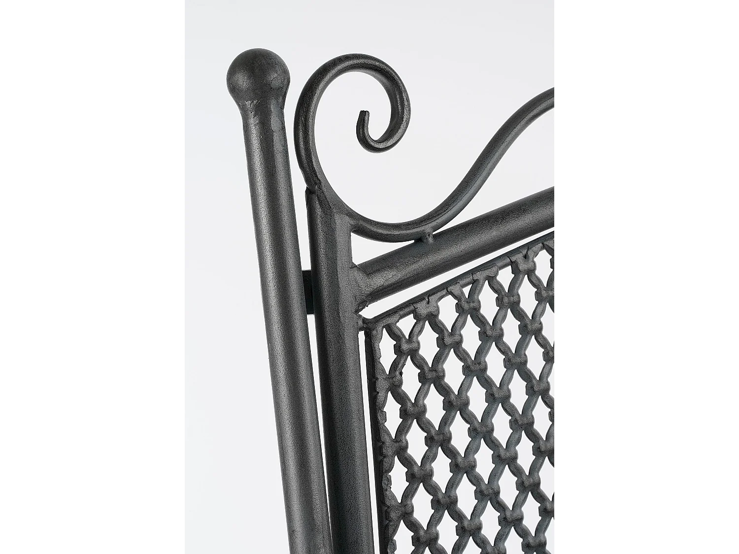 Banc de Jardin en métal - 107.5 x 50.5 x 91 - Gris - PROVENCE