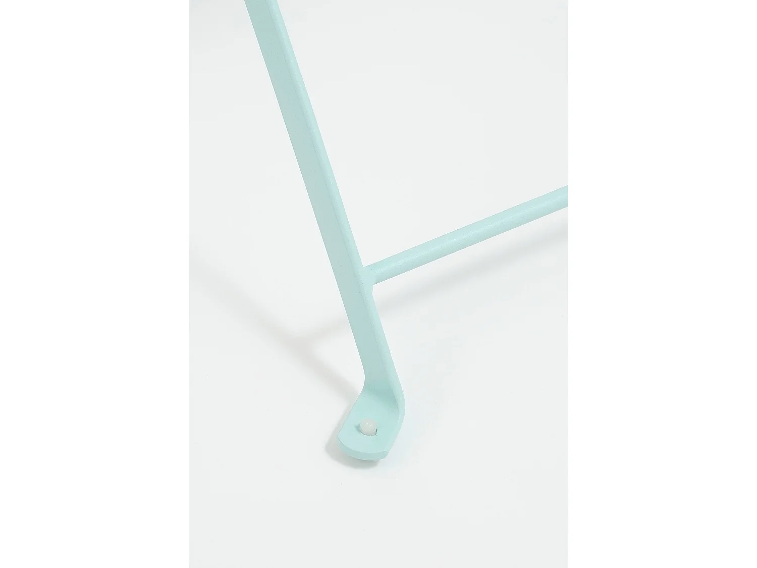 Ensemble de bistrots de jardin en métal - 71 x Ø60 / 41 x 49,5 x 84 - Vert clair - LAURENCE