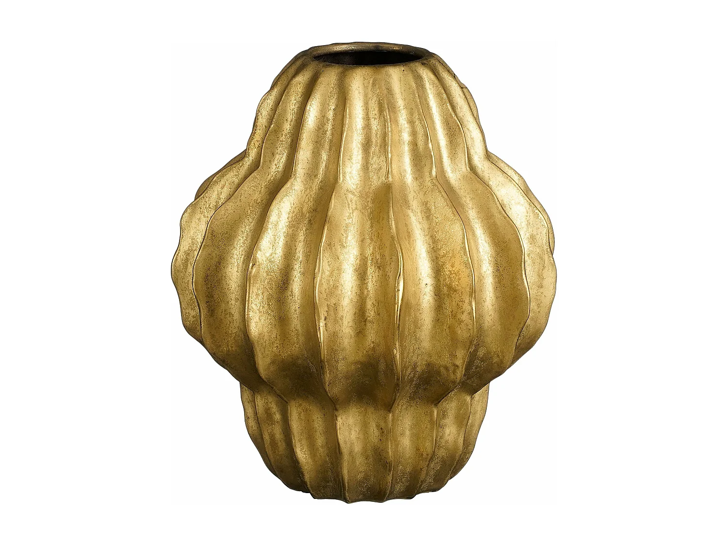 Vaso in  - 28 x Ø24.5 - Oro - ALTEA