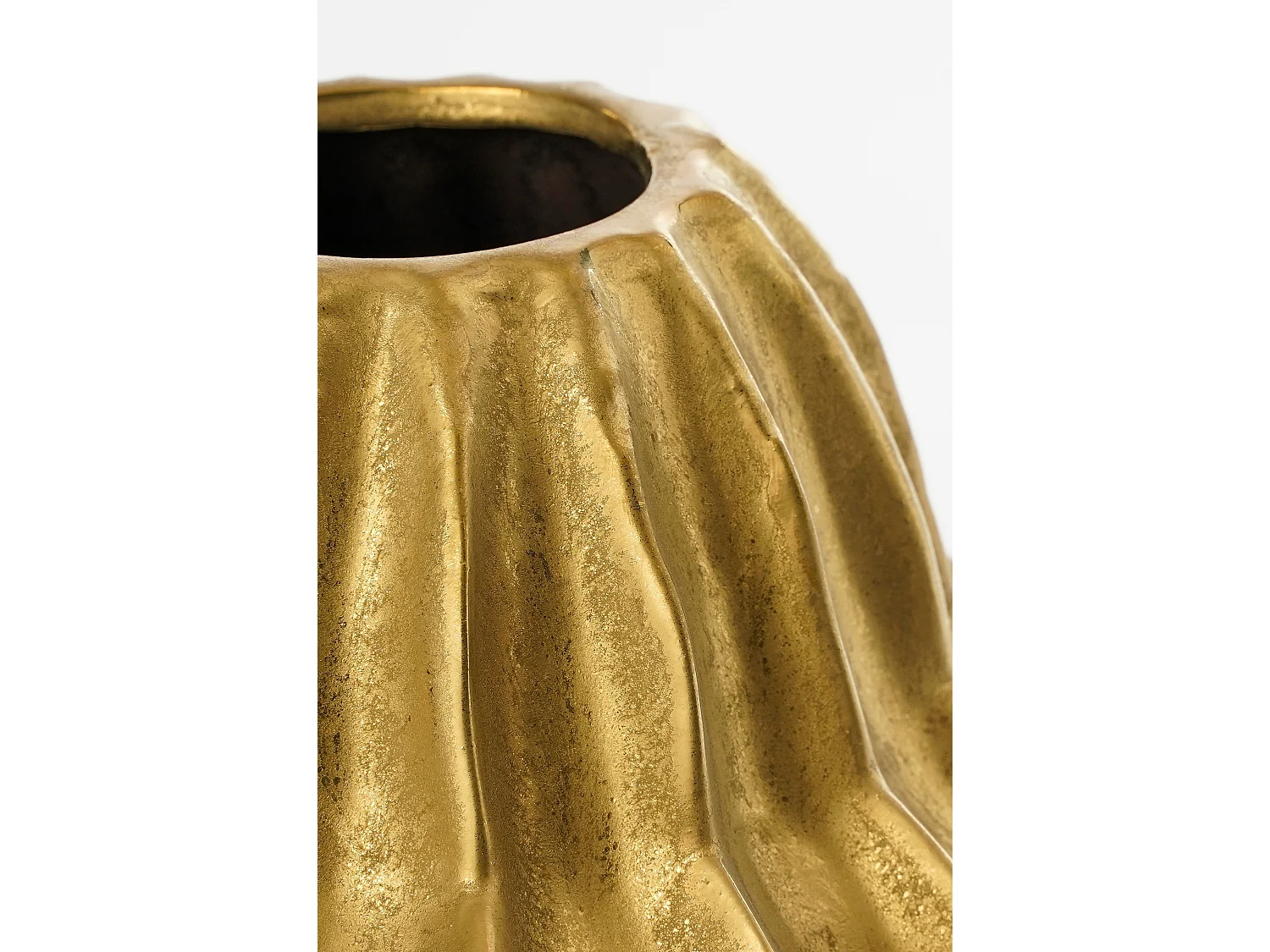 Vase en céramique - 28 x Ø24.5 - Doré - ALTEA