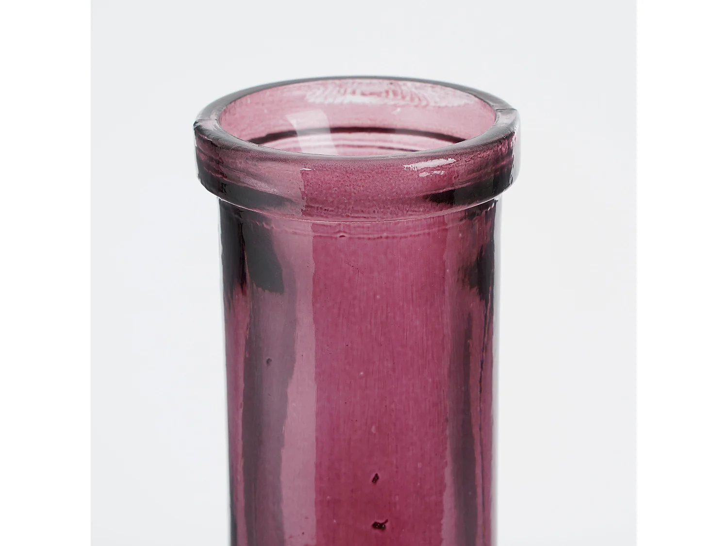 Decoratieve fles van gerecycled glas - Ø15 x 50 - Bordeaux - RIOJA