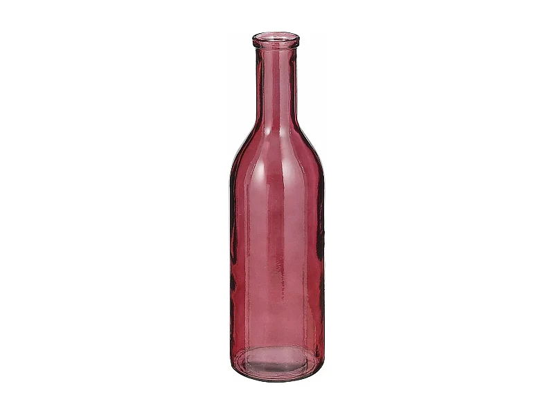 Dekorative Flasche aus Recyceltes Glas - Ø15 x 50 - Bordeaux - RIOJA