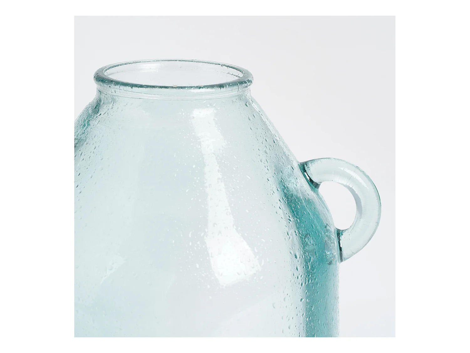 Botella decorativa de Vidrio reciclado - Ø21 x 25.5 - Azul claro - SITIA