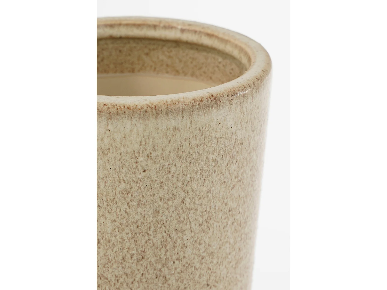 Vaso in  - 52 x Ø34 - Crema - HOLM